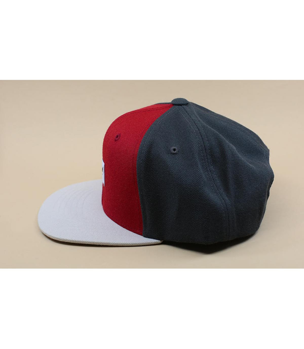 Reell snapback Reell bordeaux gris